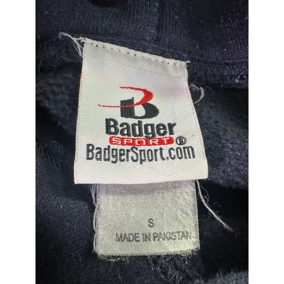 Vintage South Central Warriors Football Hoodie Badger Sport Green Gold Small S - Picture 5 of 11